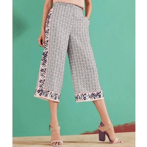 Ted Baker London Kalid Wide Leg Ankle Pants Size 4 - Picture 13 of 13